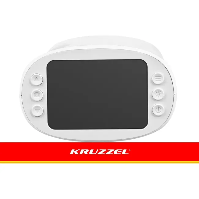 Kruzzel Digitale zakmicroscoop 1000x wit met 2 MP camera, 2 inch IPS-scherm, 8 LED-lampjes en USB-C