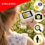 Kruzzel Digitale zakmicroscoop 1000x wit met 2 MP camera, 2 inch IPS-scherm, 8 LED-lampjes en USB-C