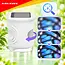 Kruzzel Digitale zakmicroscoop 1000x wit met 2 MP camera, 2 inch IPS-scherm, 8 LED-lampjes en USB-C