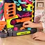 Kruzzel Kogelbaan puzzel 31 x 10,5 x 33,5 cm met joystick, draaiknoppen en 6 metalen balletjes