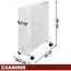 Kaminer Elektrische olieradiator 2500 W wit met 11 lamellen, thermostaat, WiFi en afstandsbediening