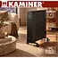 Kaminer Elektrische olieradiator 2500 W zwart met 11 lamellen, thermostaat, WiFi en afstandsbediening