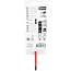 Benson Kruiskopschroevendraaier PH1 - 80 mm - rood/geel - VDE