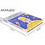 Maaleo Waterkleurboek astronaut met 24 vellen, 12 aquarelkleuren en waterpenseel voor kinderen