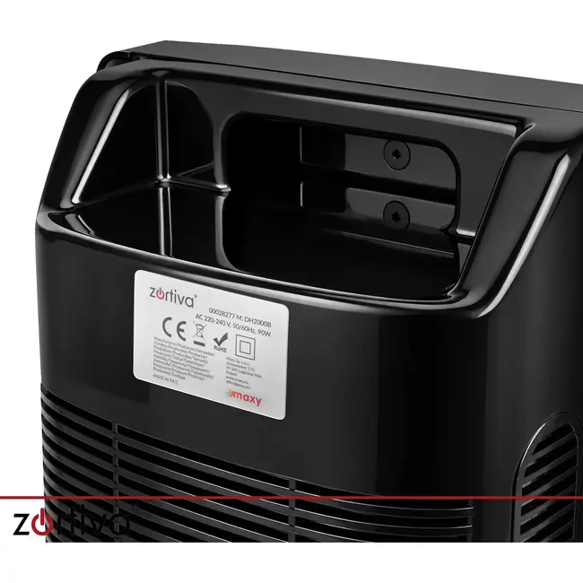 Zortiva Elektrische luchtontvochtiger 90 W - 1,5 liter, timer en luchtreiniging - Tot 30 m²
