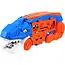 Kruzzel Dinosaurus autotransporter T-Rex - 5-in-1 vrachtwagen met racebaan en 6 speelgoedauto's
