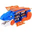 Kruzzel Dinosaurus autotransporter T-Rex - 5-in-1 vrachtwagen met racebaan en 6 speelgoedauto's