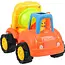 Kruzzel Bouwvoertuigen speelset 4-delig - Tractor, kiepwagen, betonmixer en graafmachine met aandrijving