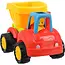 Kruzzel Bouwvoertuigen speelset 4-delig - Tractor, kiepwagen, betonmixer en graafmachine met aandrijving