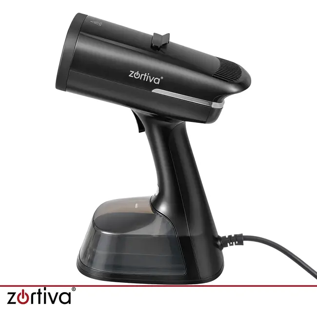 Zortiva Kledingstomer met afzuigfunctie 1400 W - 2 stoomstanden en 270 ml waterreservoir - Zwart