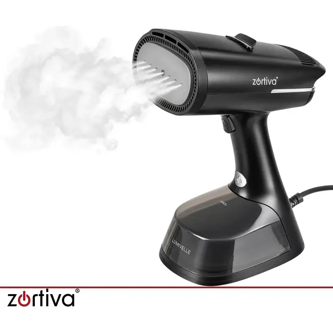 Zortiva Kledingstomer met afzuigfunctie 1400 W - 2 stoomstanden en 270 ml waterreservoir - Zwart