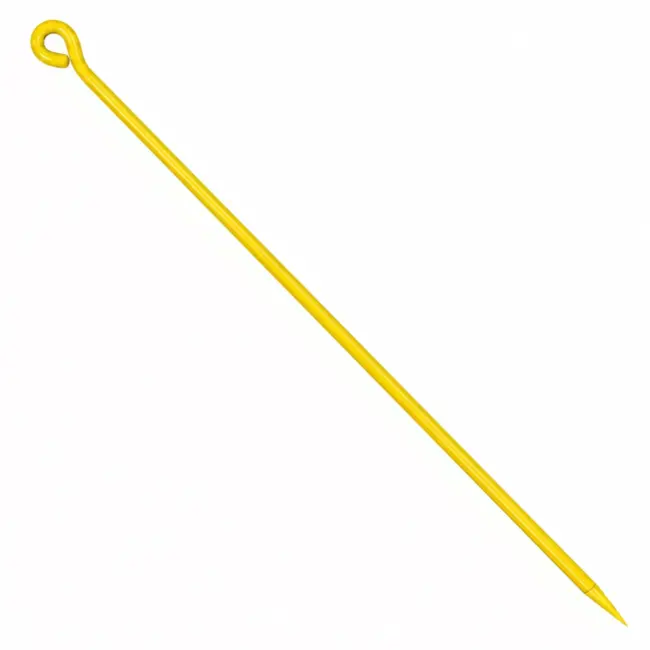 Orit Draadpen met oog Ø 10 mm - lengte 600 mm - geel gepoedercoat