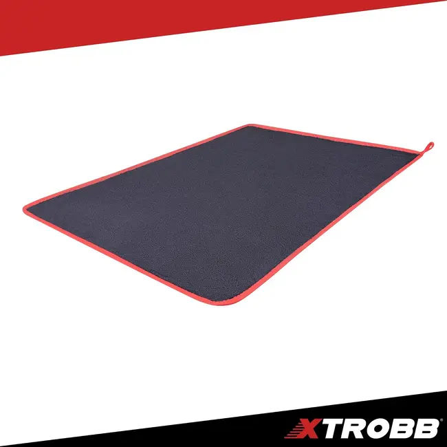 Xtrobb Microvezel autodroogdoek 90 x 60 cm - 600 g/m², dubbelzijdig met lange en korte vezels