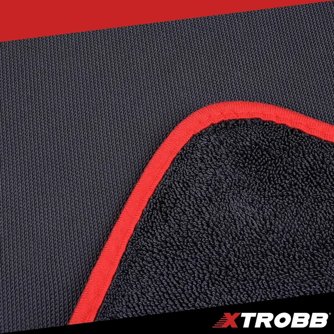 Xtrobb Microvezel autodroogdoek 90 x 60 cm - 600 g/m², dubbelzijdig met lange en korte vezels