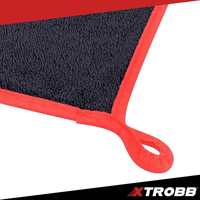 Xtrobb Microvezel autodroogdoek 90 x 60 cm - 600 g/m², dubbelzijdig met lange en korte vezels