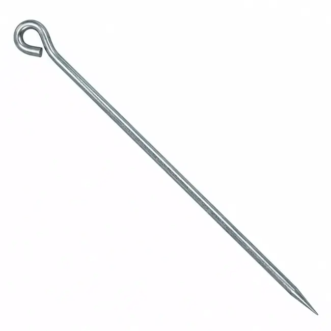 Orit Draadpen met oog Ø 10 mm - lengte 400 mm - zilvergrijs