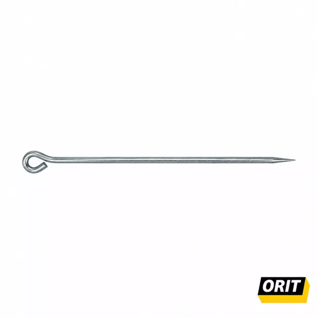 Orit Draadpen met oog Ø 10 mm - lengte 400 mm - zilvergrijs