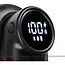 Zortiva Kledingtrimmer draadloos met 6 mesjes - 3 snelheden, LED-display en USB-C oplaadbaar - Zwart