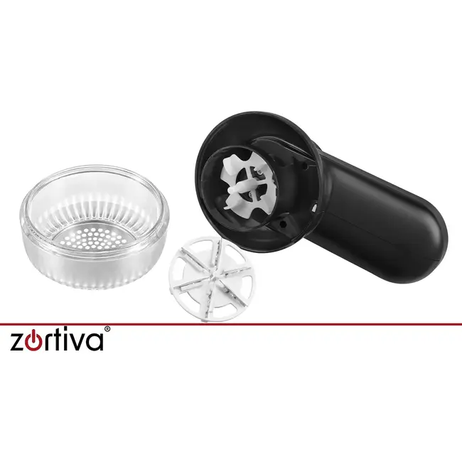Zortiva Kledingtrimmer draadloos met 6 mesjes - 3 snelheden, LED-display en USB-C oplaadbaar - Zwart
