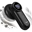Zortiva Kledingtrimmer draadloos met 6 mesjes - 3 snelheden, LED-display en USB-C oplaadbaar - Zwart