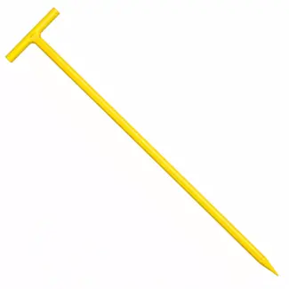 Orit Draadpen met T-greep Ø 15 mm - 600 mm - geel gepoedercoat