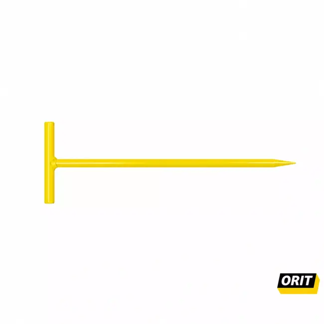 Orit Draadpen met T-greep Ø 15 mm - lengte 400 mm - geel RAL 1021