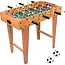 Kruzzel Tafelvoetbaltafel 69 x 36 x 62,5 cm - 18 spelers, 2 ballen, antislipgrepen en scoretellers