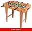 Kruzzel Tafelvoetbaltafel 69 x 36 x 62,5 cm - 18 spelers, 2 ballen, antislipgrepen en scoretellers