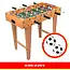 Kruzzel Tafelvoetbaltafel 69 x 36 x 62,5 cm - 18 spelers, 2 ballen, antislipgrepen en scoretellers