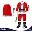 Glimz Kerstmanpak 13-delig - Met baard, pruik, muts, bril, riem, cadeauzak en bel voor kerst