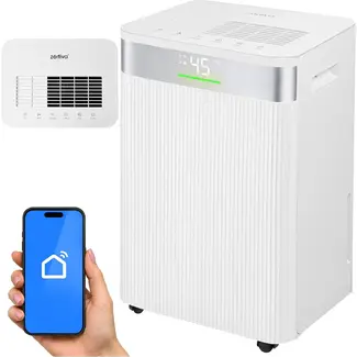 Zortiva Luchtontvochtiger tot 20 l/24 uur met wifi, hygrostaat, timer en 4,3 l waterreservoir