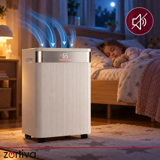 Zortiva Luchtontvochtiger tot 20 l/24 uur met wifi, hygrostaat, timer en 4,3 l waterreservoir