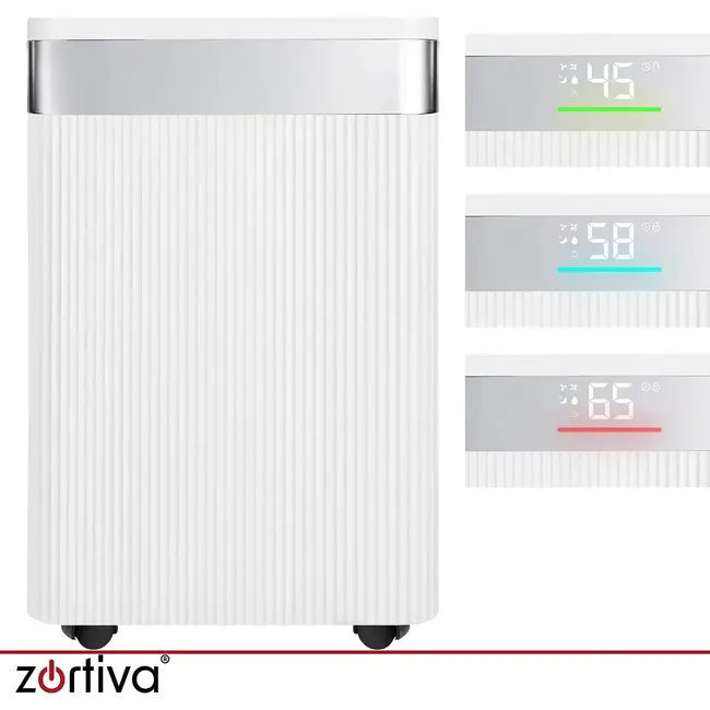 Zortiva Luchtontvochtiger tot 20 l/24 uur met wifi, hygrostaat, timer en 4,3 l waterreservoir