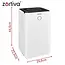 Zortiva Luchtontvochtiger tot 12 l/24 uur met wifi, 2 l reservoir, hygrostaat en timer voor binnen