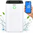 Zortiva Luchtontvochtiger tot 12 l/24 uur met wifi, 2 l reservoir, hygrostaat en timer voor binnen