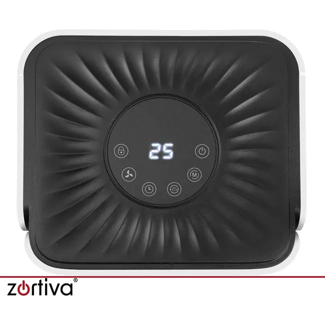 Zortiva Luchtontvochtiger tot 12 l/24 uur met wifi, 2 l reservoir, hygrostaat en timer voor binnen