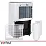 Zortiva Luchtontvochtiger tot 12 l/24 uur met wifi, 2 l reservoir, hygrostaat en timer voor binnen