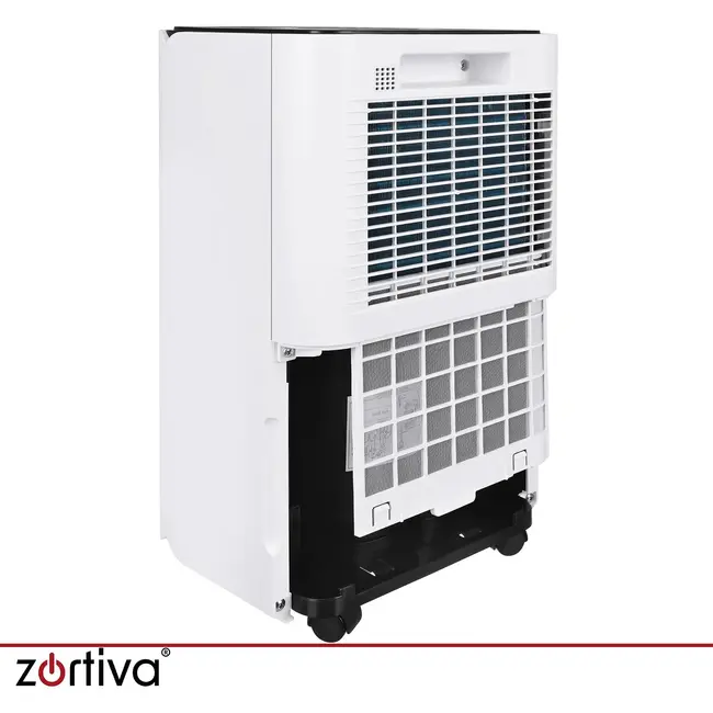 Zortiva Luchtontvochtiger tot 12 l/24 uur met wifi, 2 l reservoir, hygrostaat en timer voor binnen