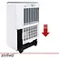 Zortiva Luchtontvochtiger tot 12 l/24 uur met wifi, 2 l reservoir, hygrostaat en timer voor binnen