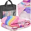 Isomedix Verzwaringsdeken voor kinderen 3 kg - roze 100 x 150 cm met 7 lagen en glazen microbolletjes
