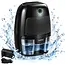 Zortiva Luchtontvochtiger 300 ml/24 uur - zwart, 600 ml reservoir, LED-indicatie en automatische stop