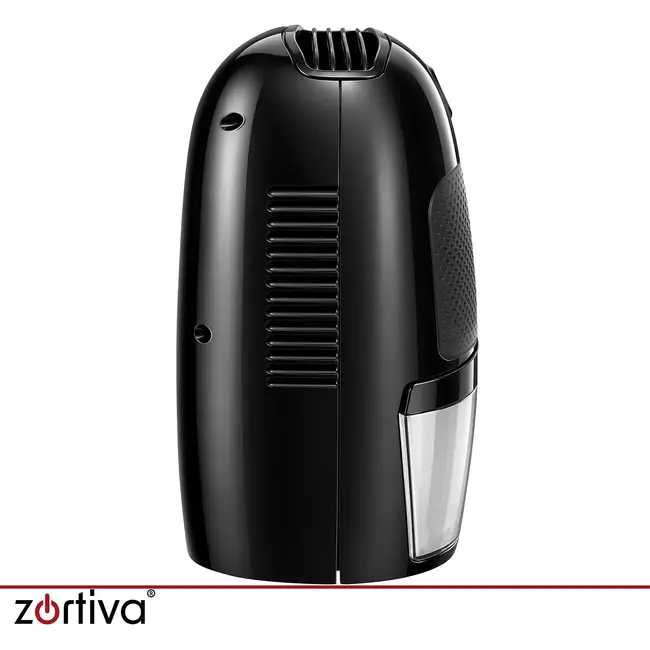 Zortiva Luchtontvochtiger 300 ml/24 uur - zwart, 600 ml reservoir, LED-indicatie en automatische stop