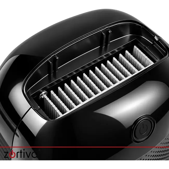 Zortiva Luchtontvochtiger 300 ml/24 uur - zwart, 600 ml reservoir, LED-indicatie en automatische stop