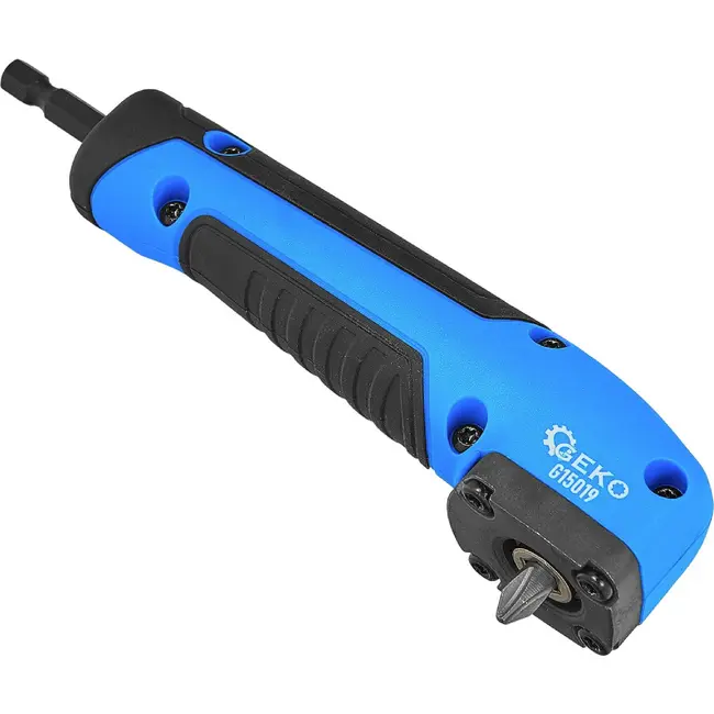 GEKO Hoekadapter voor bits 90 graden - 1/4 inch, 150 mm, magnetische bithouder inclusief PH2-bit