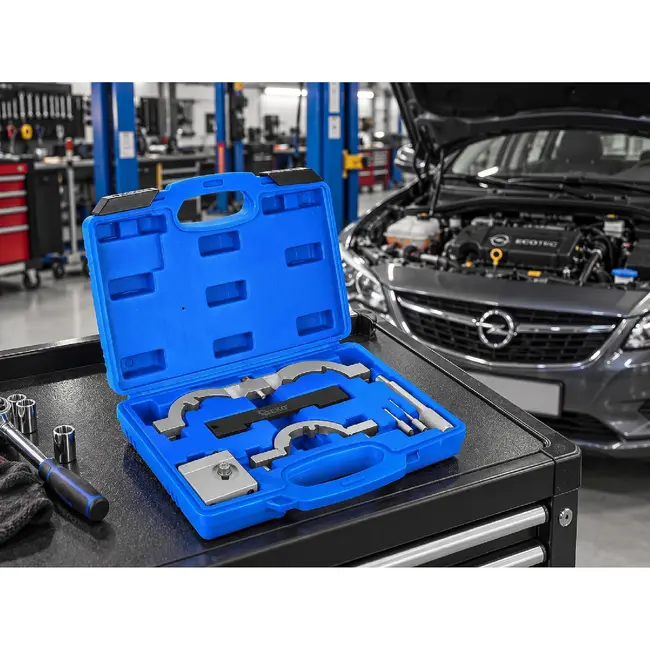 GEKO Distributie blokkeerset Opel/Vauxhall 1.0, 1.2 en 1.4 Turbo met krukas- en nokkenasblokkering
