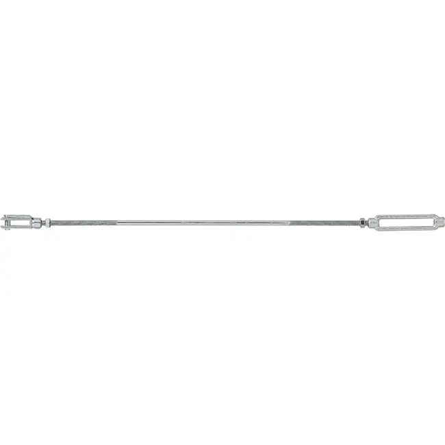 ProPlus Spanschroefset remstang M8 van staal voor aanhanger en caravan