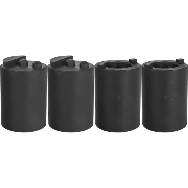 GEKO Blokkeerset voor balansassen BMW N47 B47 B48 - 4 adapters en basisplaat voor motoronderhoud