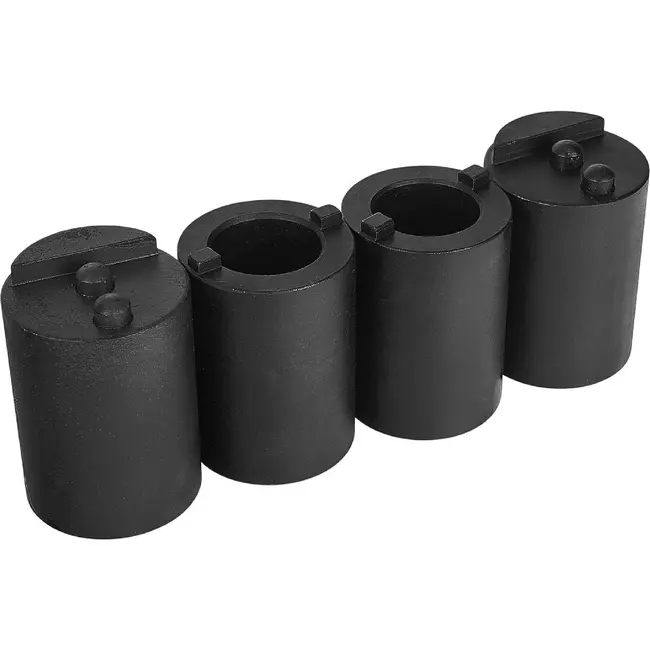 GEKO Blokkeerset voor balansassen BMW N47 B47 B48 - 4 adapters en basisplaat voor motoronderhoud