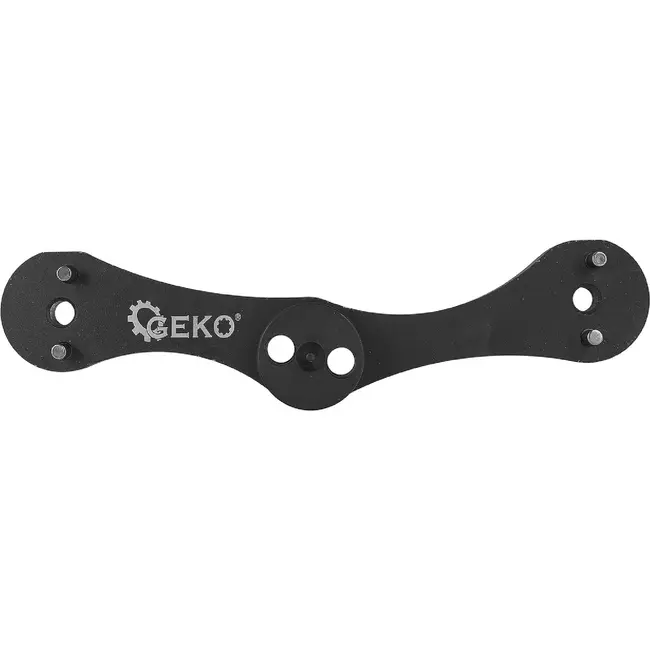 GEKO Blokkeerset voor balansassen BMW N47 B47 B48 - 4 adapters en basisplaat voor motoronderhoud