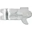 ProPlus Spreidslot voor BPW S2005-7 en S2504-7 - 200 x 35 en 200 x 50 mm - stalen remonderdeel voor aanhangers en caravans